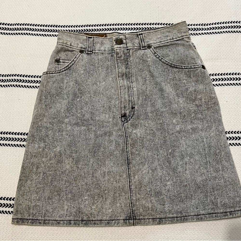 Vintage Distressed Denim - Street Worn mini skirt